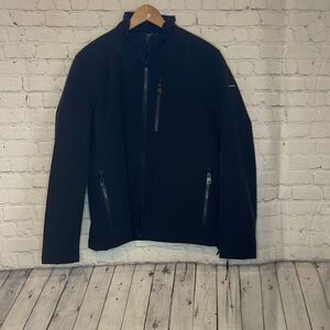 Calvin Klein Men’s Black Zip up Fleece Lined Jacket NEW size medium